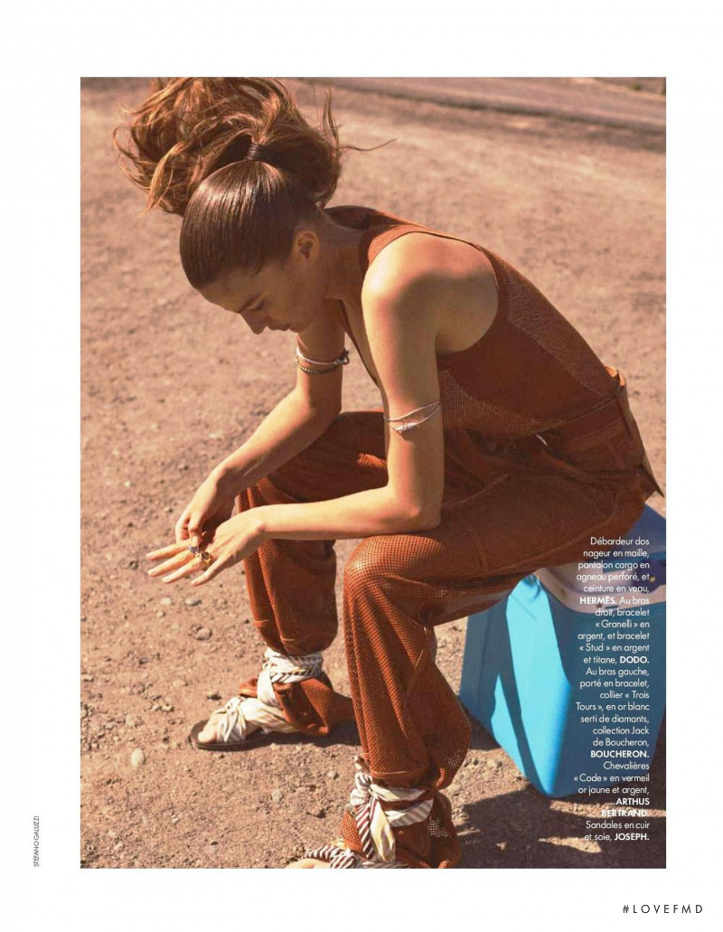 Cameron Russell featured in La Traversee Du Desir, February 2020