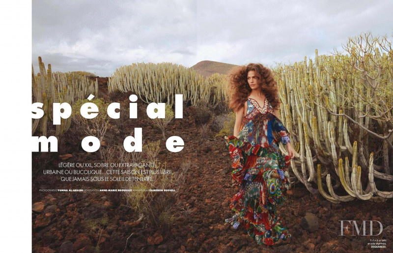 Cameron Russell featured in Special Mode, February 2020