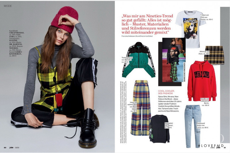 Giedre Sekstelyte featured in Der große Trendguide, September 2018