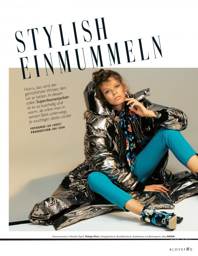 Giedre Sekstelyte featured in Stylish Einmummeln, December 2017