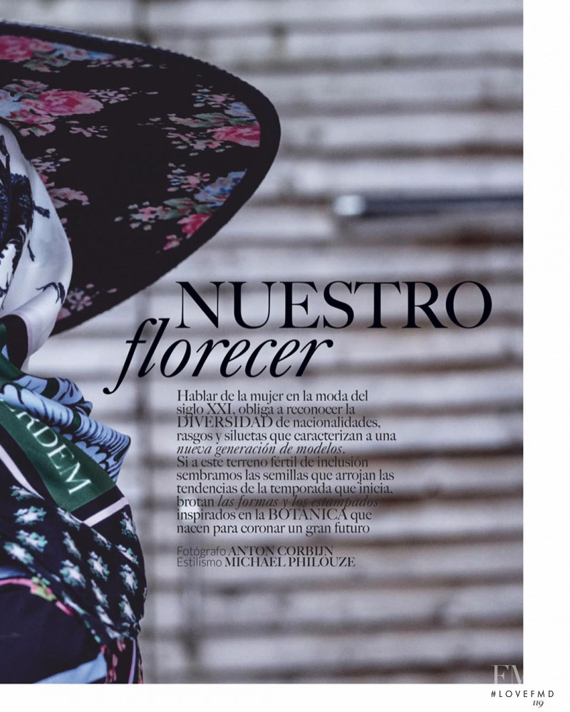 Cynthia Arrebola featured in Nuestro Florecer, March 2020