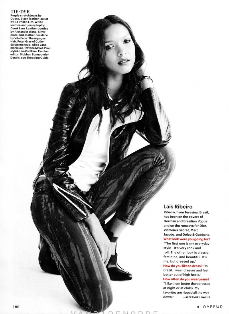 Lais Ribeiro featured in Out Of The Blue, November 2012