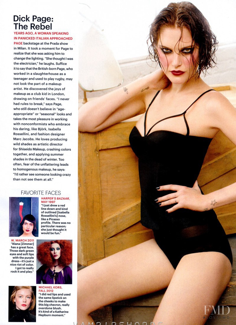 Catherine McNeil featured in Masters Of Illusion, November 2012