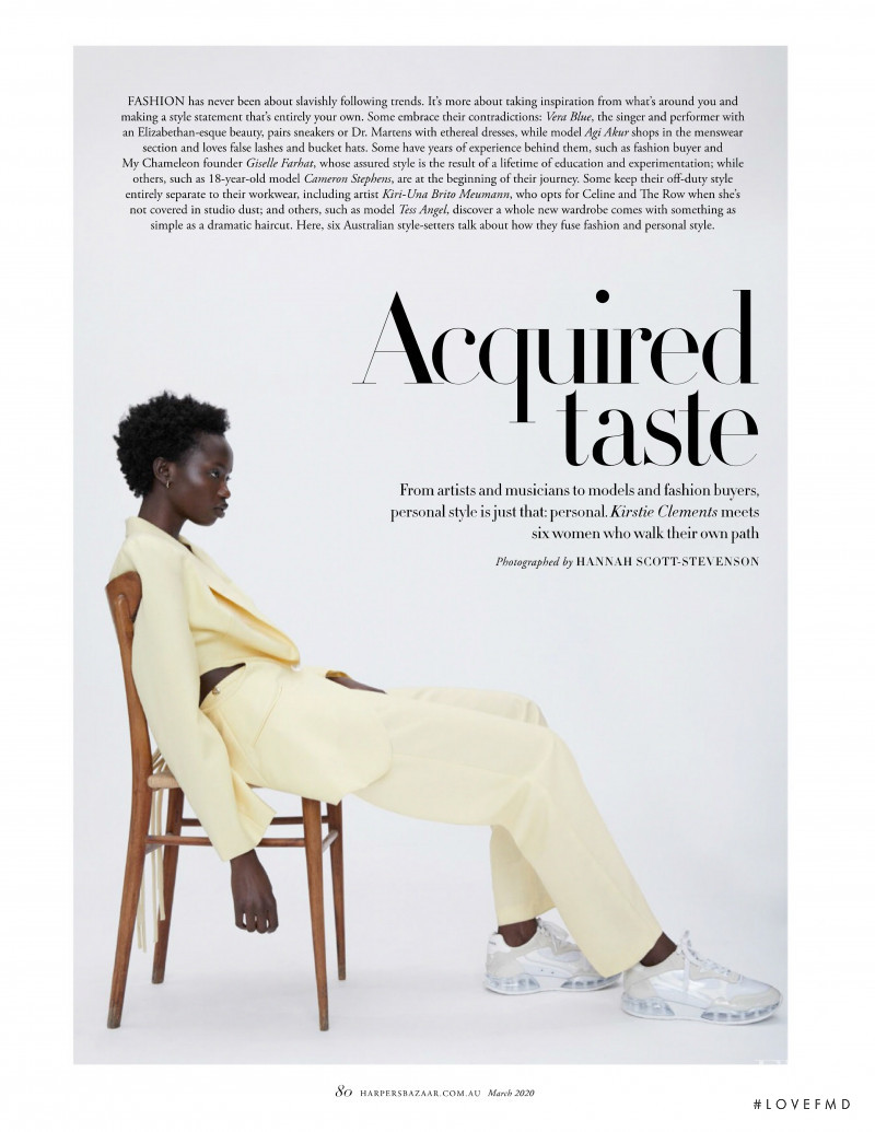 Acquired taste, March 2020