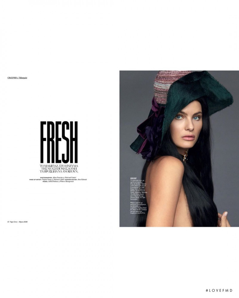 Isabeli Fontana featured in Fresh, March 2020