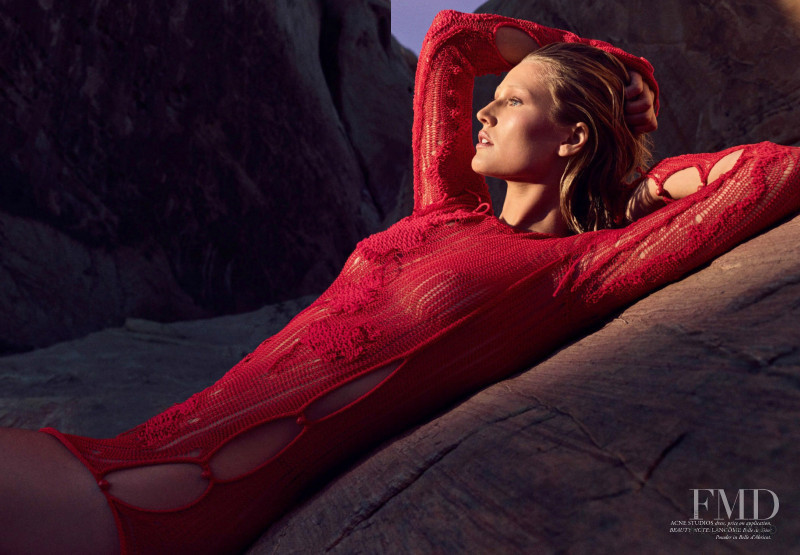 Toni Garrn featured in New Frontier, March 2020