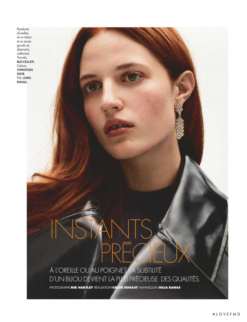 Julia Banas featured in Instants Precieux, November 2019