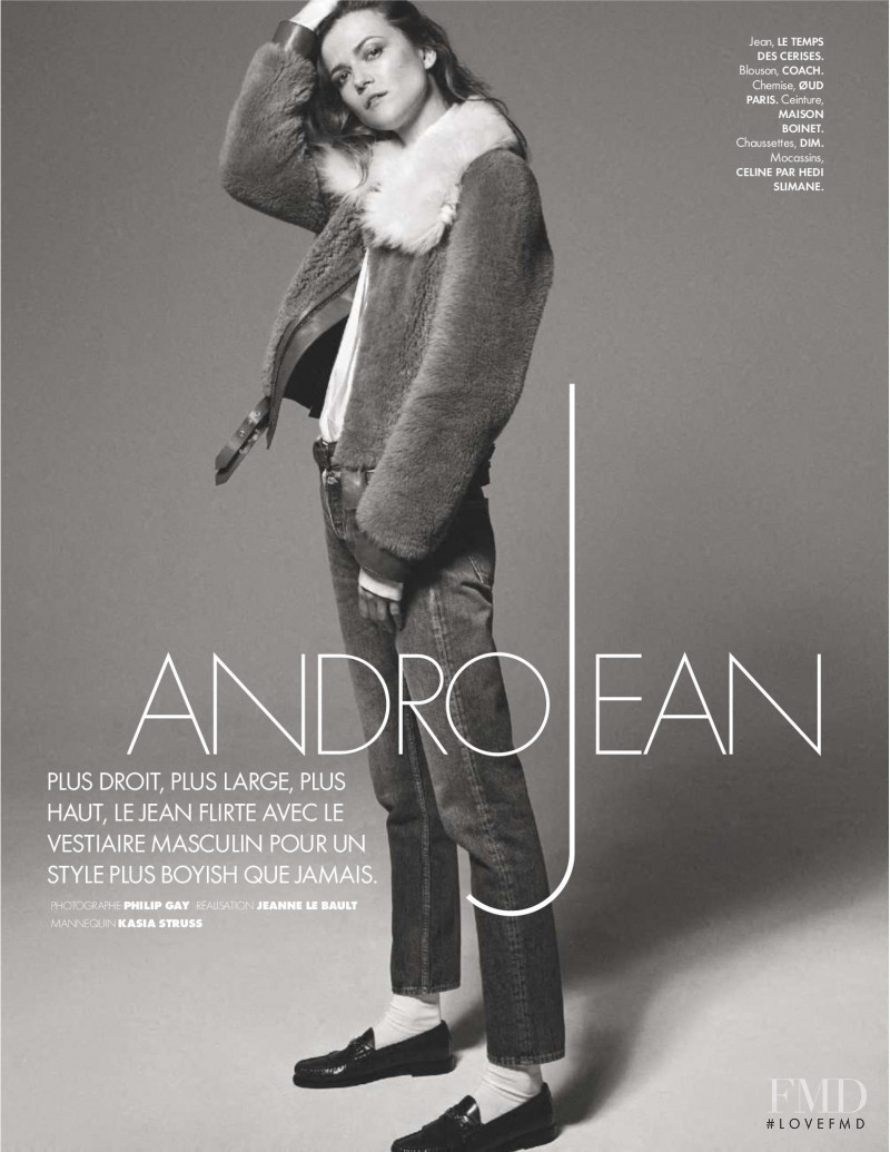 Kasia Struss featured in AndroJean, October 2019