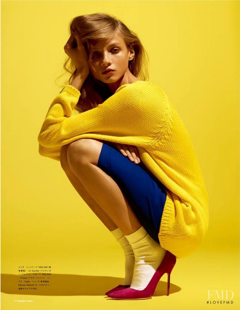 Anna Selezneva featured in Color Me Juicy, March 2011