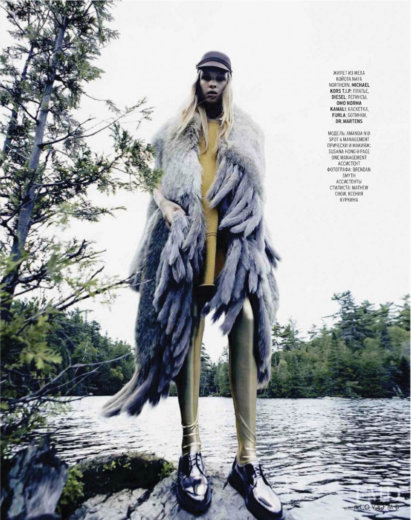 Amanda Norgaard featured in Animal, November 2012