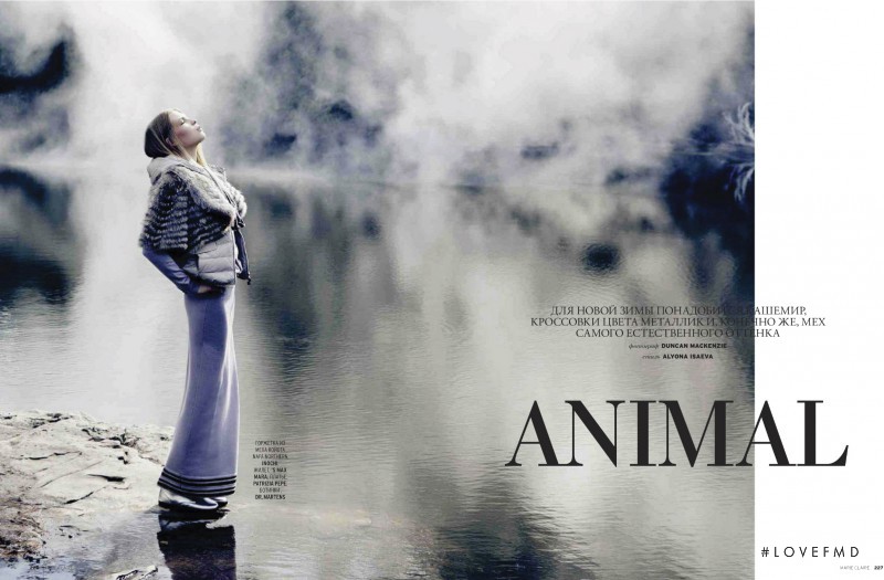 Amanda Norgaard featured in Animal, November 2012