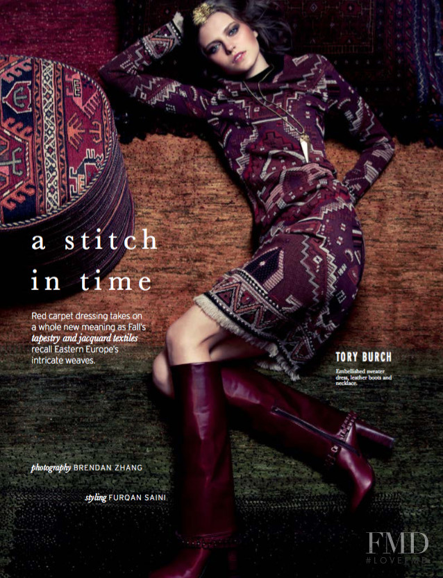 Natalia Bulycheva featured in A Stitch In Time, September 2015
