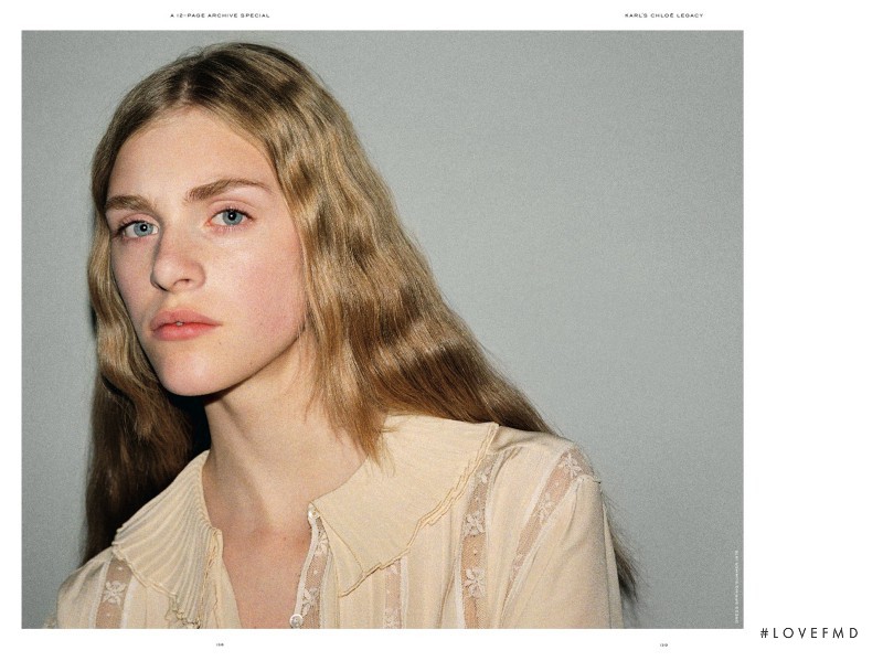 Hedvig Palm featured in Karl\'s Chloé Legacy, September 2012