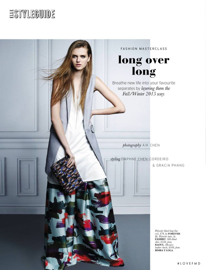 Natalia Bulycheva featured in Long over Long, September 2015