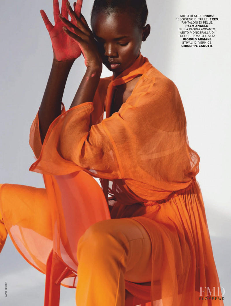 Akiima Ajak featured in Potere Al Colore, March 2020