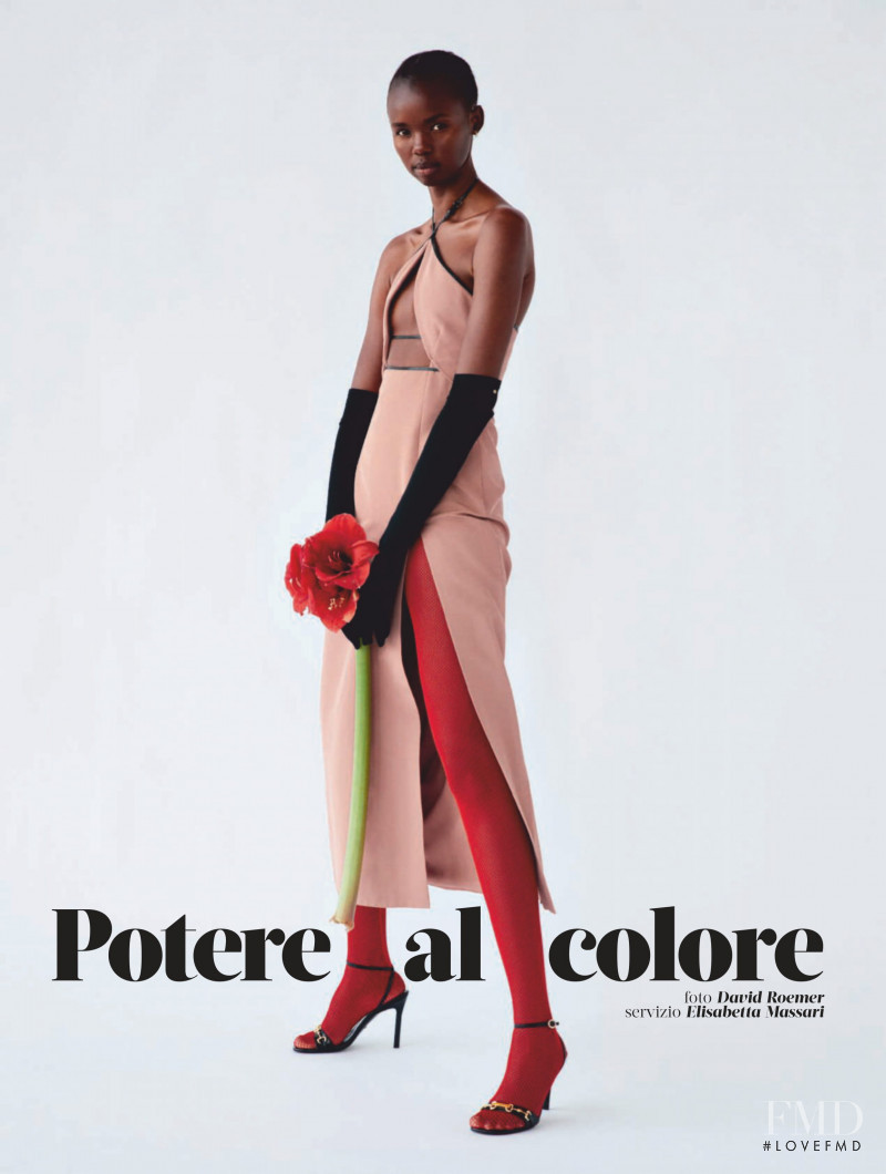 Akiima Ajak featured in Potere Al Colore, March 2020