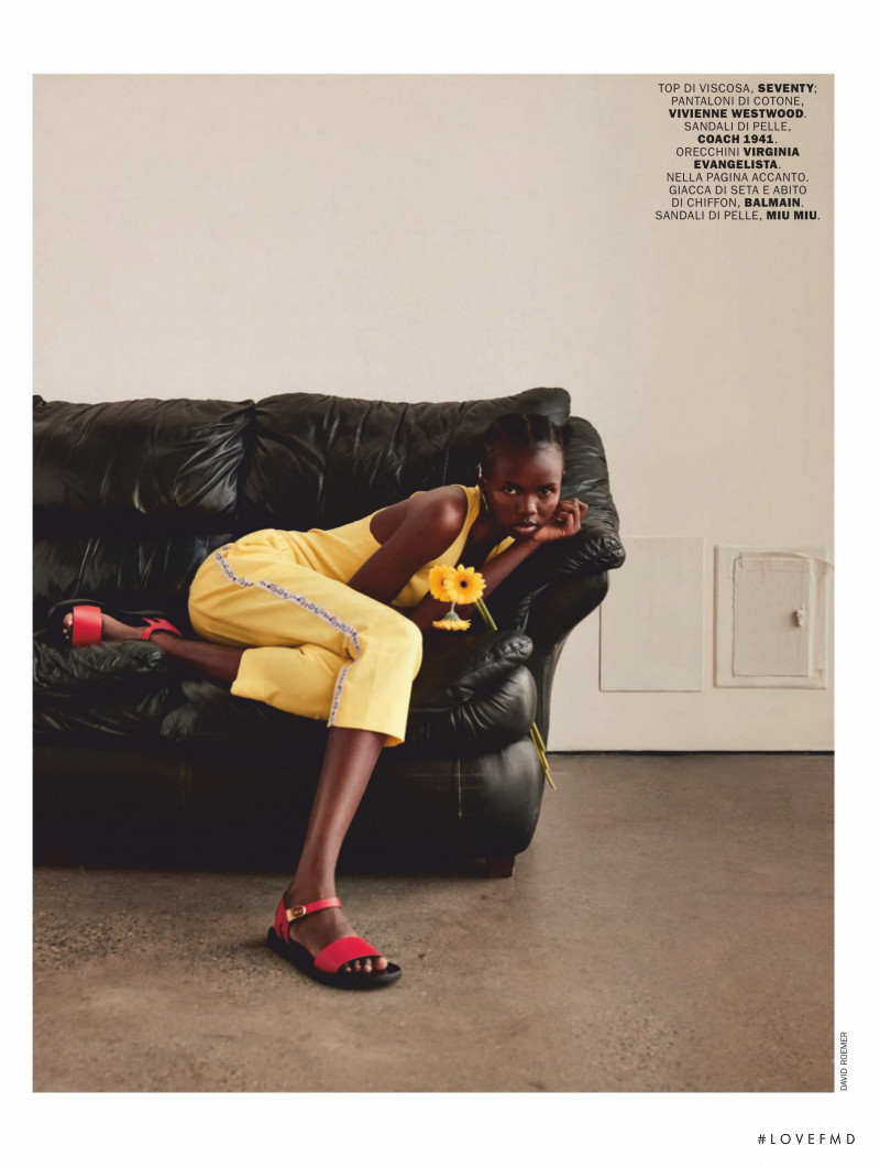 Akiima Ajak featured in Potere Al Colore, March 2020