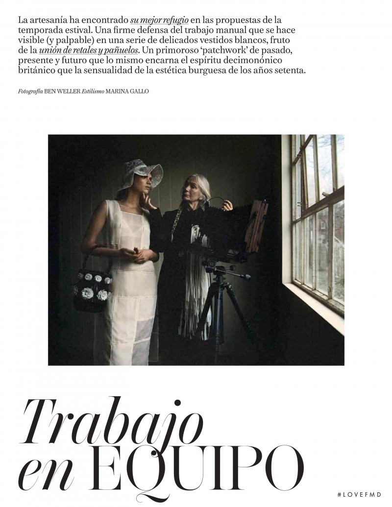 Sara Eirud featured in Trabajo En Equipo, April 2020