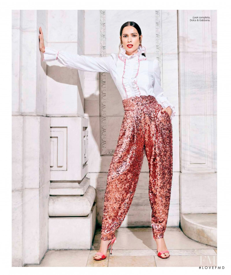 Mar Saura featured in Dolce & Gabbana, December 2019
