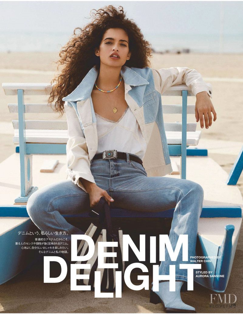 Chiara Scelsi featured in Denim Delight, April 2020