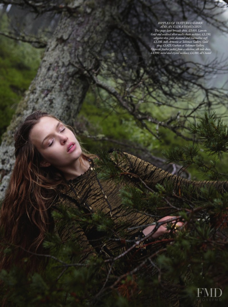 Josephine Skriver featured in Some Enchanted Evening, December 2012