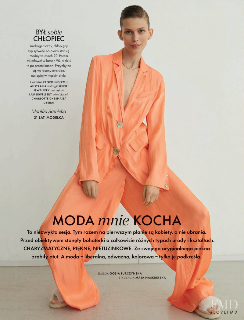 Monika Sawicka featured in Moda Mnie Kocha, February 2020