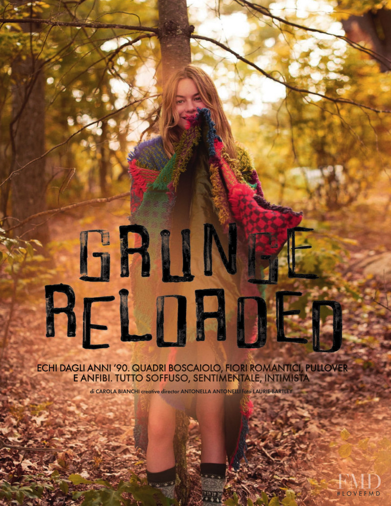 Camille Rowe featured in Grunge Reloaded, November 2019