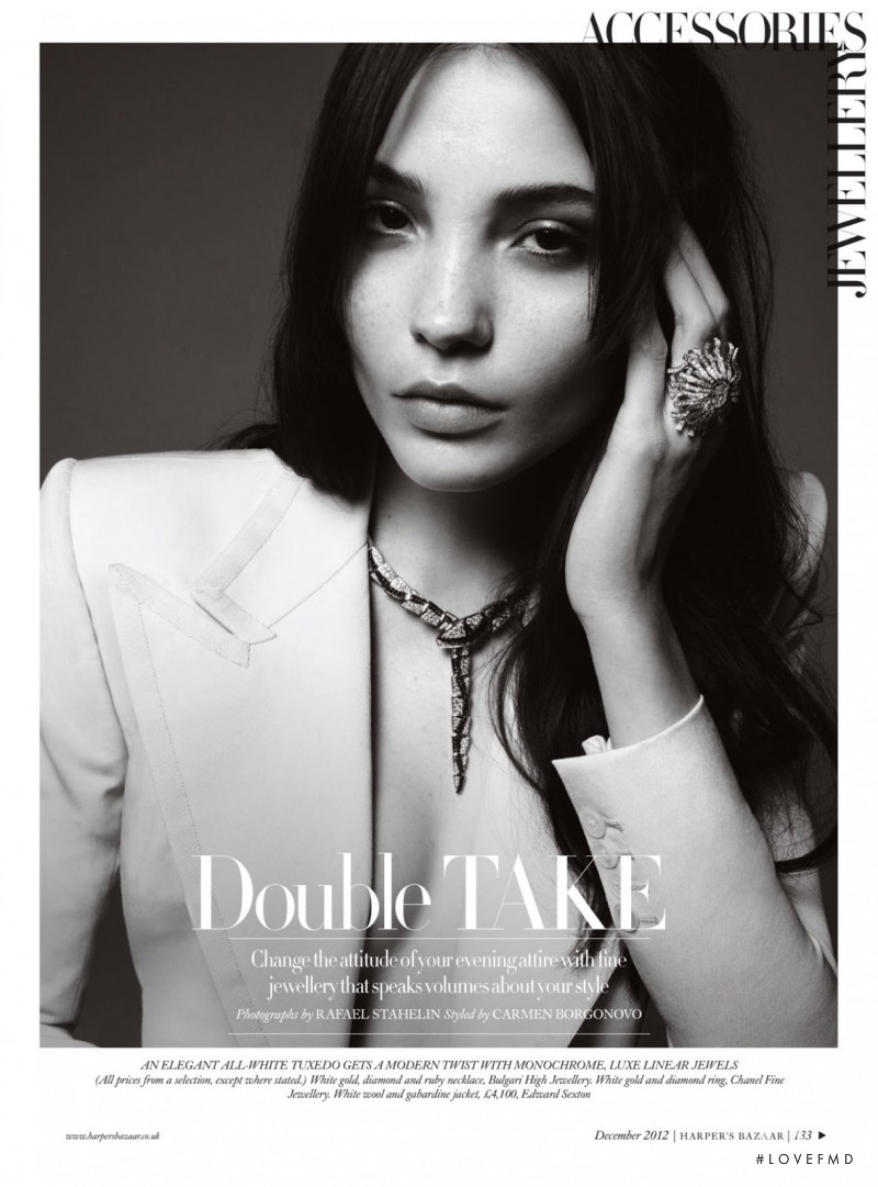 Mariane Fassarella featured in Double Take, December 2012