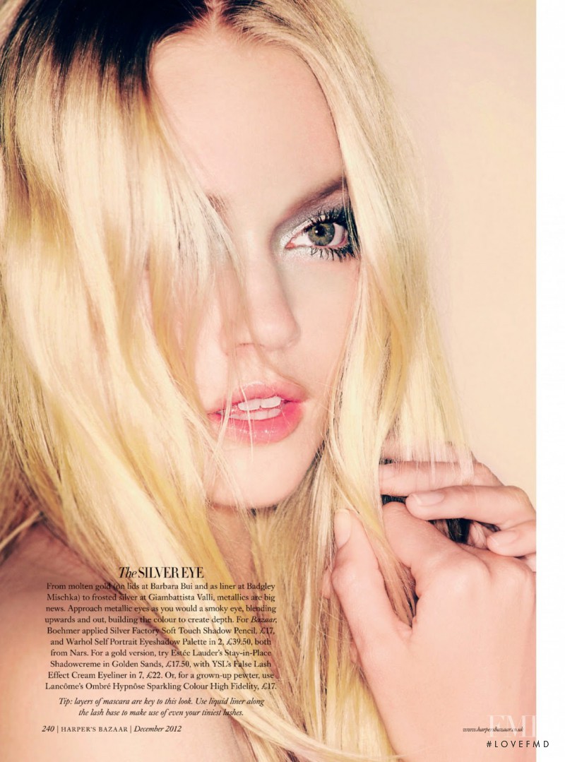 Lindsay Ellingson featured in Beauty - For all tomorrow\'s Parties, December 2012
