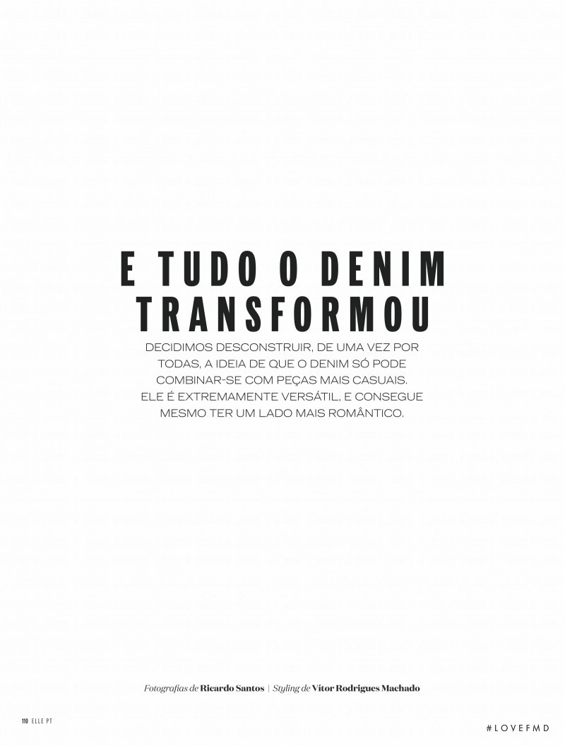 E Tudo O Denim Transformou, December 2019