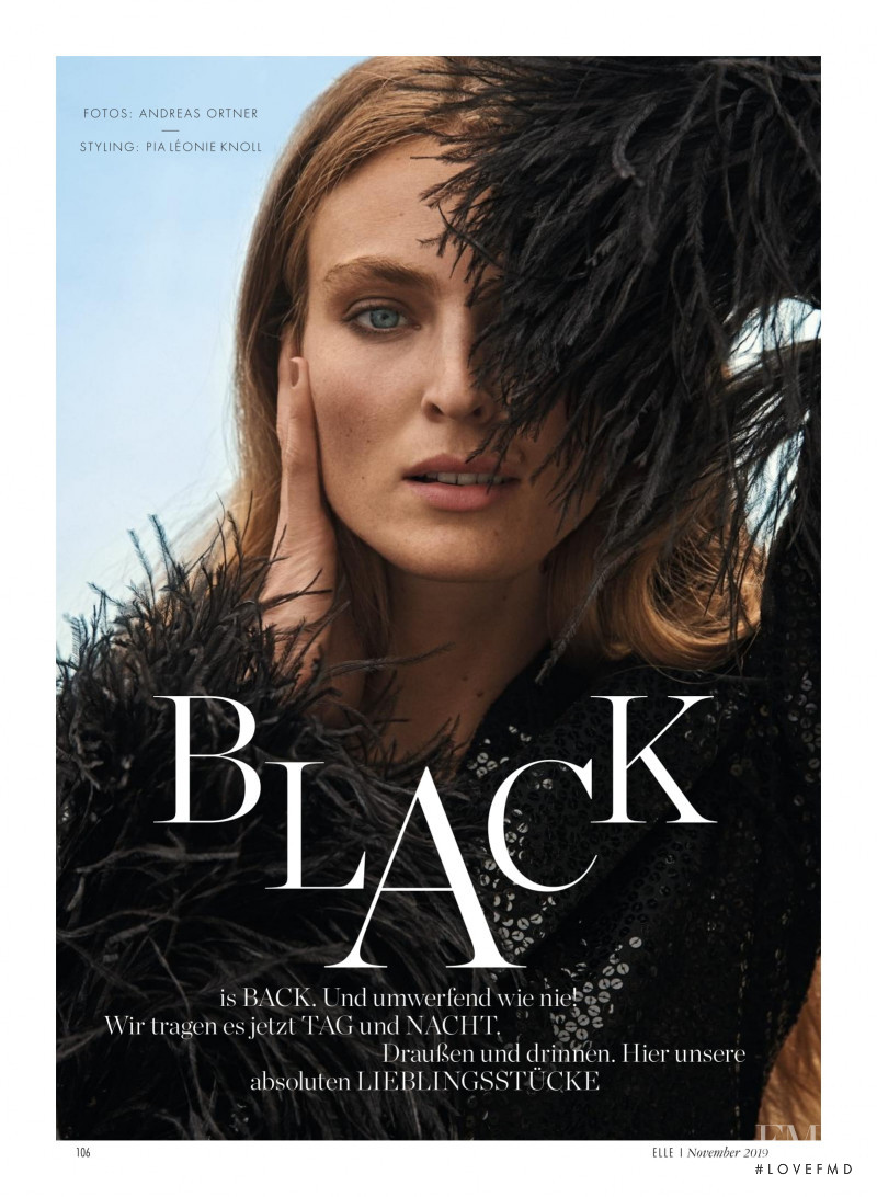 Ymre Stiekema featured in Black is Back, November 2019