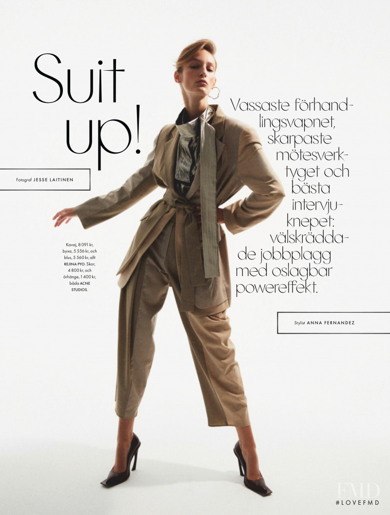 Franzi Mueller featured in Suit Up!, November 2019
