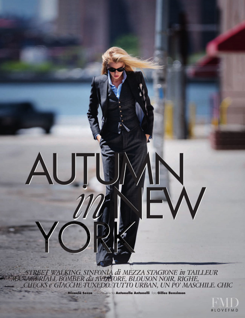 Stella Maxwell featured in Autumn in New York, October 2019