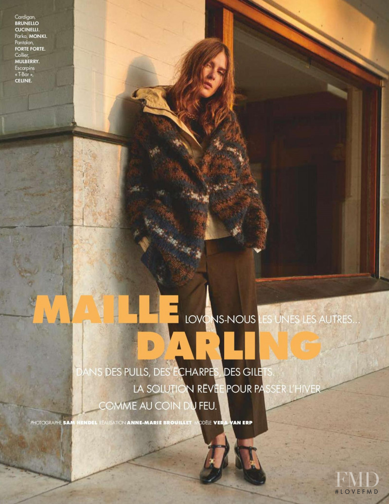 Vera Van Erp featured in Maille Darling, December 2019