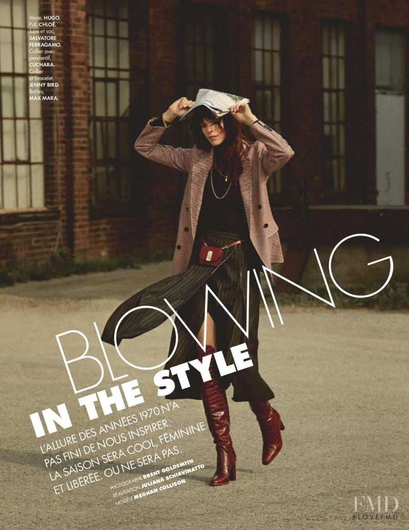Meghan Collison featured in Blowing in the Style, December 2019