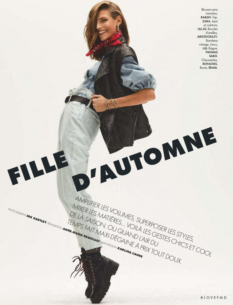 Karlina Caune featured in Fille D\'Automne, November 2019