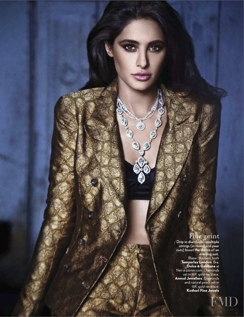 Nargis Fakhri featured in Gold Dust, November 2012