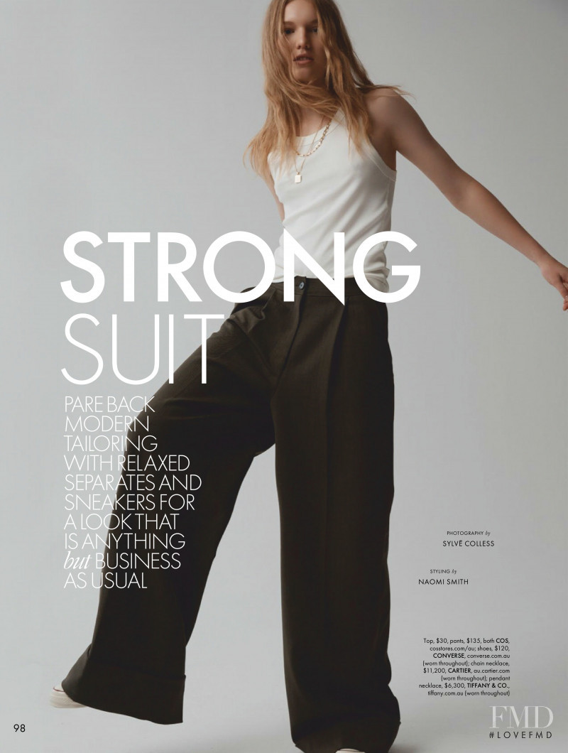 Jessica Picton Warlow featured in Strong Suit, January 2020