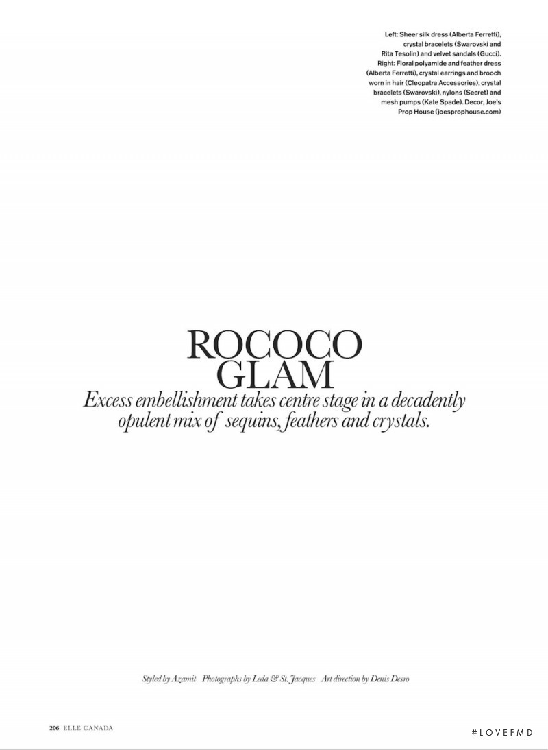 Rococo Glam, December 2012