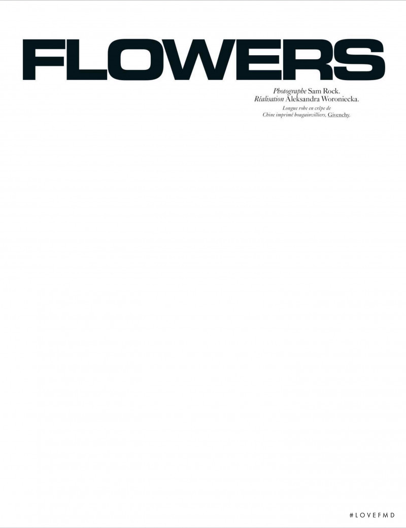 Flowers, April 2020