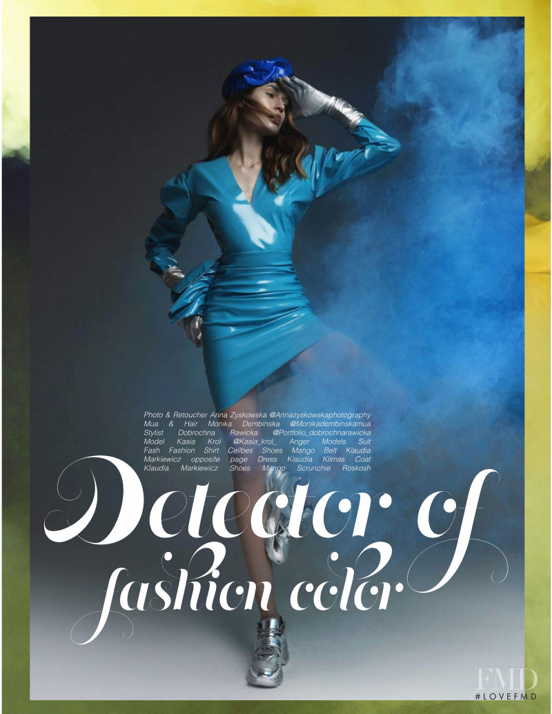 Kasia Krol featured in Detector of fashion color, February 2020