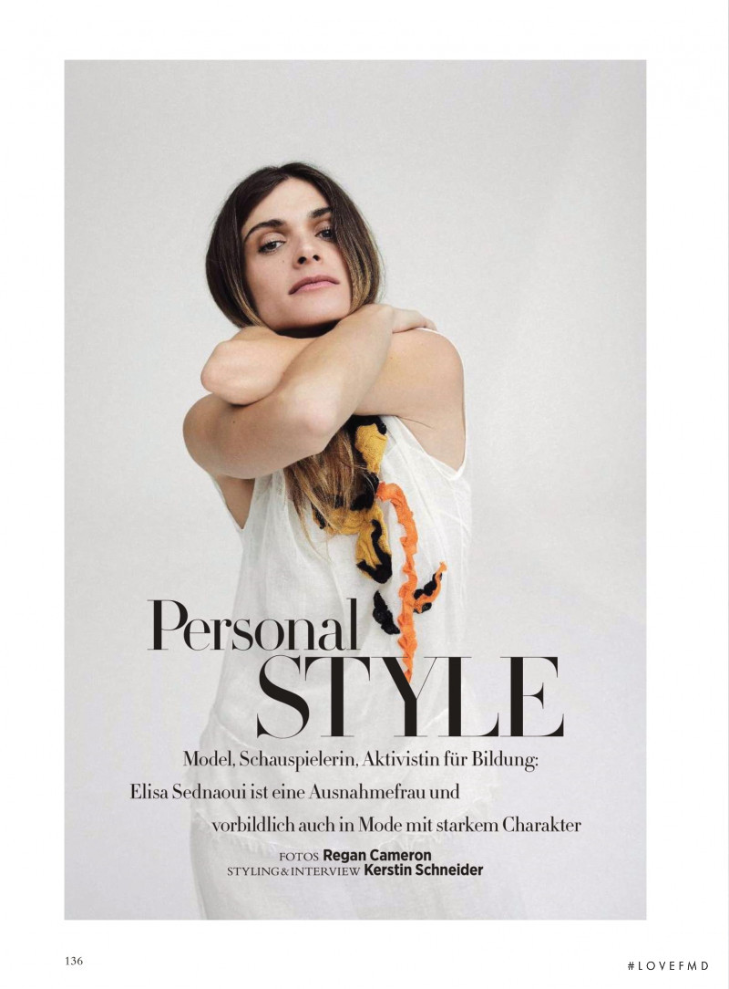 Elisa Sednaoui featured in Personal Style, March 2020