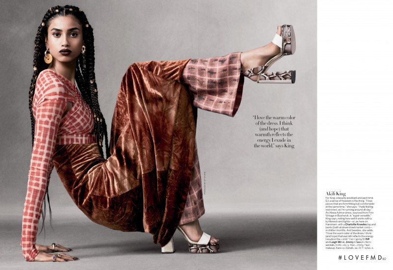 Imaan Hammam featured in Up Close and Personal, May 2020