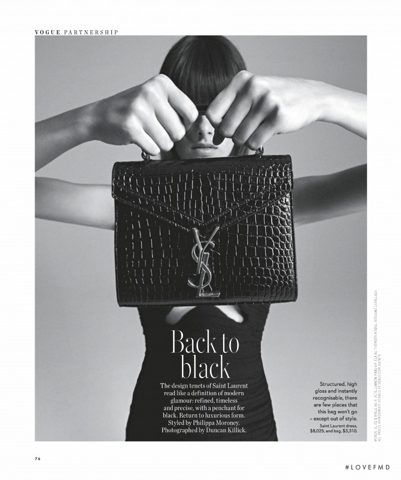 Rossana Latallada featured in Back to black, April 2020
