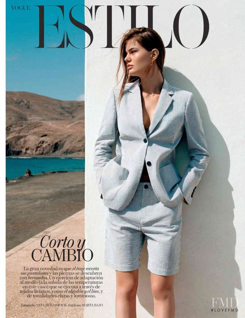 Myrthe Bolt featured in Corto y Cambio, April 2020