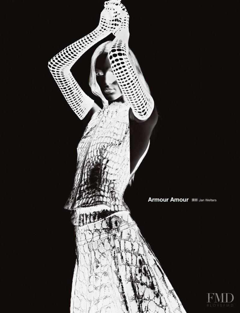 Franzi Mueller featured in Armour Amour, November 2012