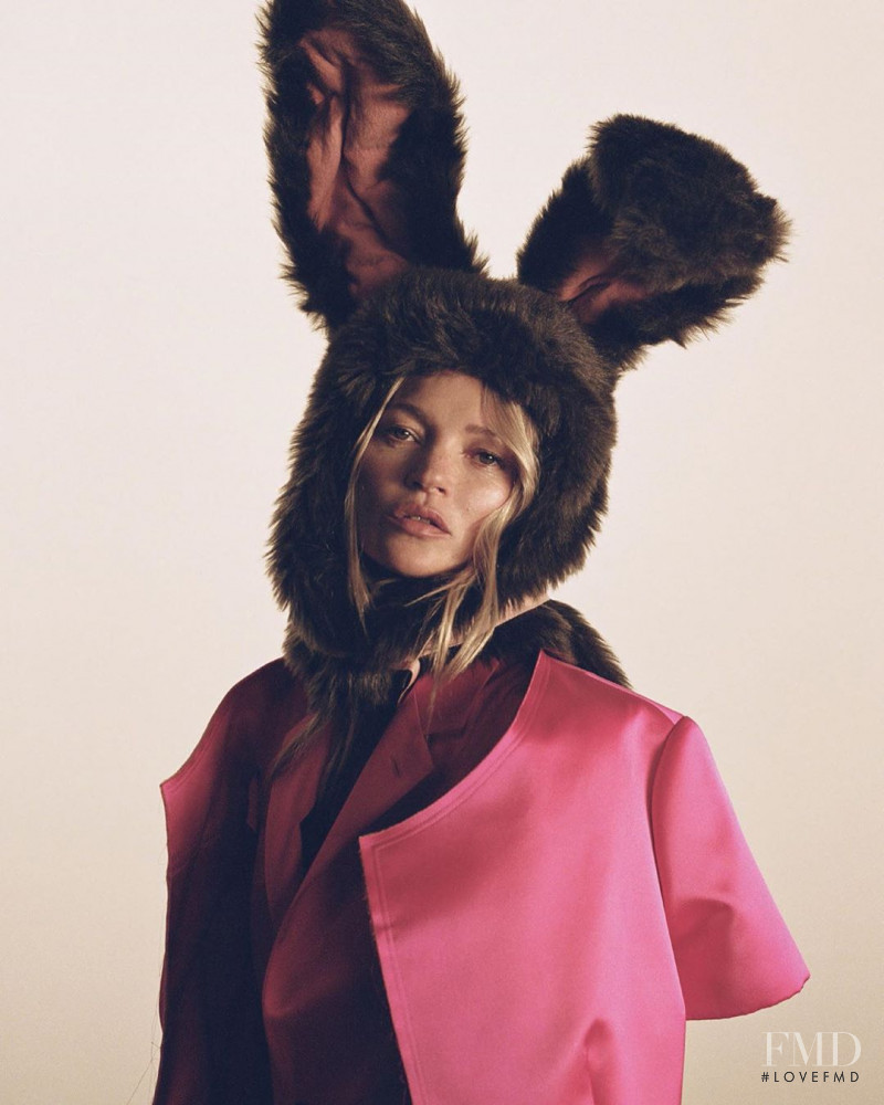 Kate Moss featured in Comme On, Kate!, February 2020