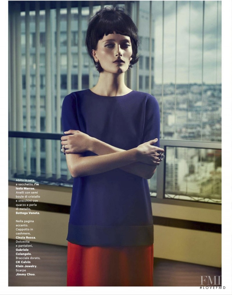 Iekeliene Stange featured in Suite Francese, November 2012