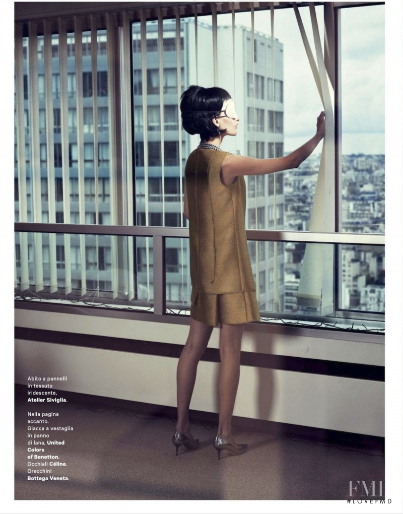 Iekeliene Stange featured in Suite Francese, November 2012