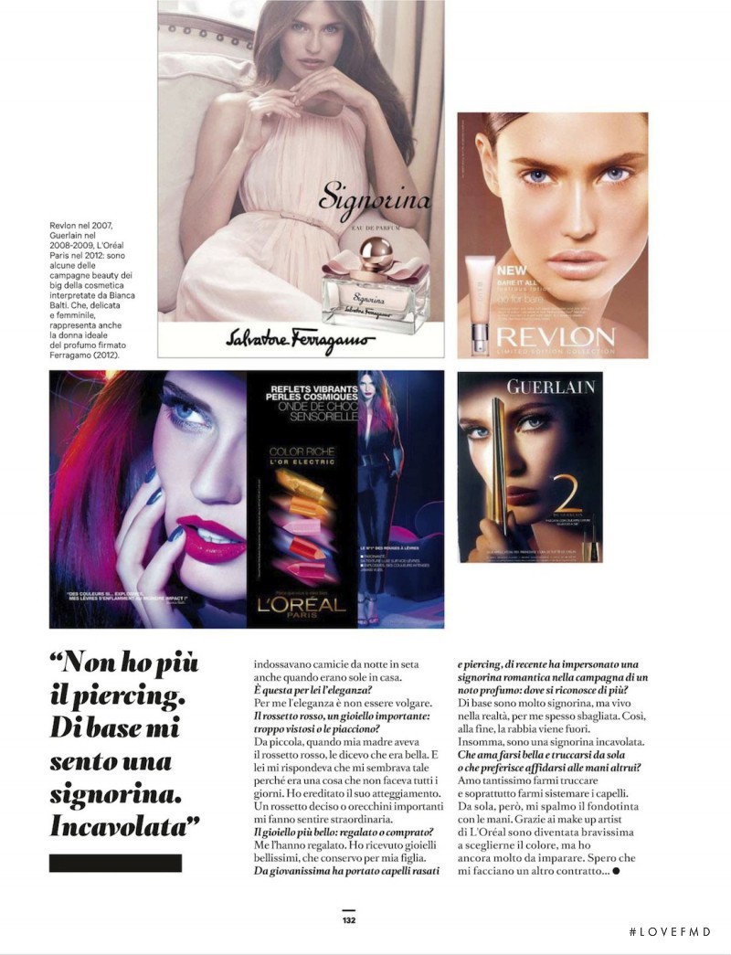 Bianca Balti featured in Cinquanta Sfumature Di Fascino, November 2012